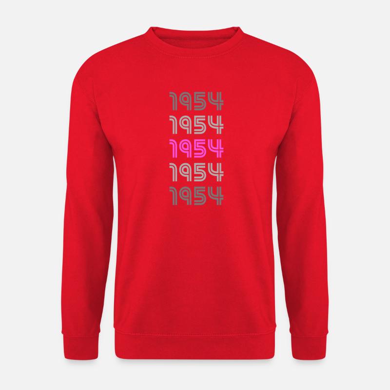 1954 - Unisex Pullover - Rot