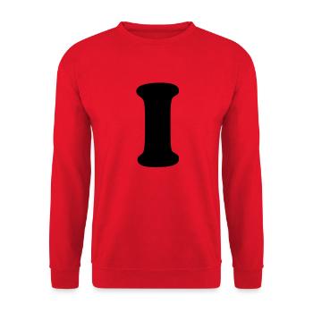 i - Sweat-shirt Unisexe - rouge - Devant - Alina (178cm) & Michal (187cm)