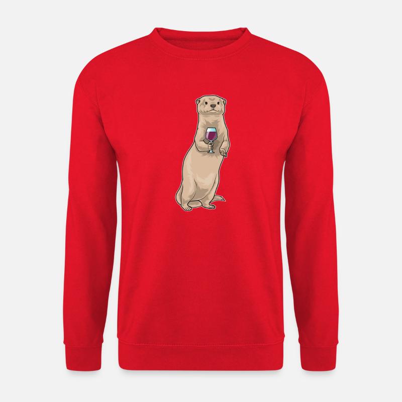 Otter Rotwein - Unisex Pullover - Rot