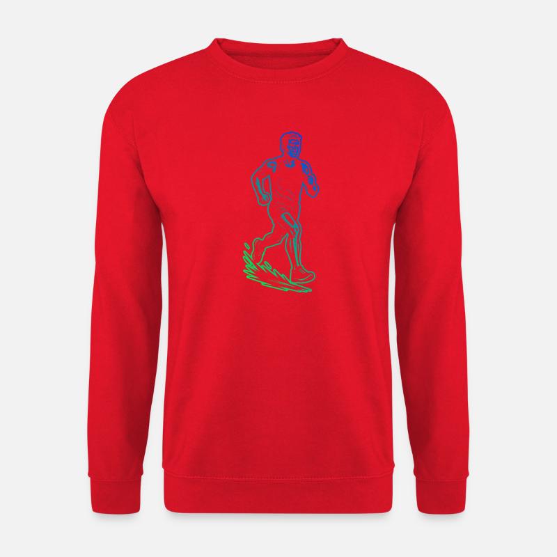 Einfach Running zeitloses Design - Unisex Pullover - Rot