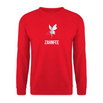 tooth fairy - Unisex Sweatshirt - red - Front - Alina (178cm) & Michal (187cm)