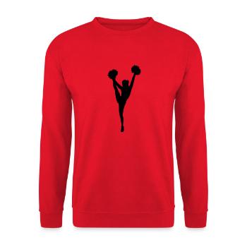 cheerleader - Sweat-shirt Unisexe - rouge - Devant - Alina (178cm) & Michal (187cm)