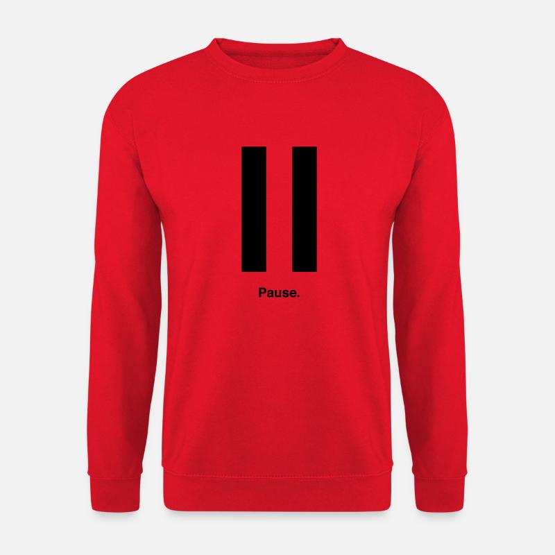 Pause - Unisex Sweatshirt - red