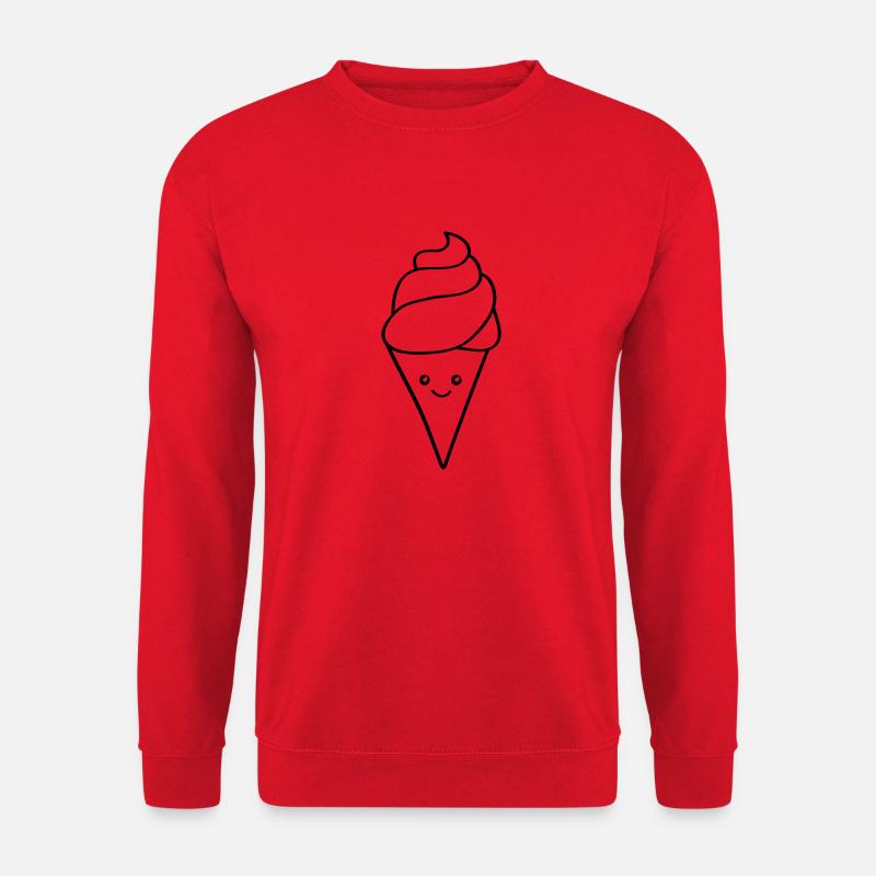 Icecream Smile - Unisex Pullover - Rot