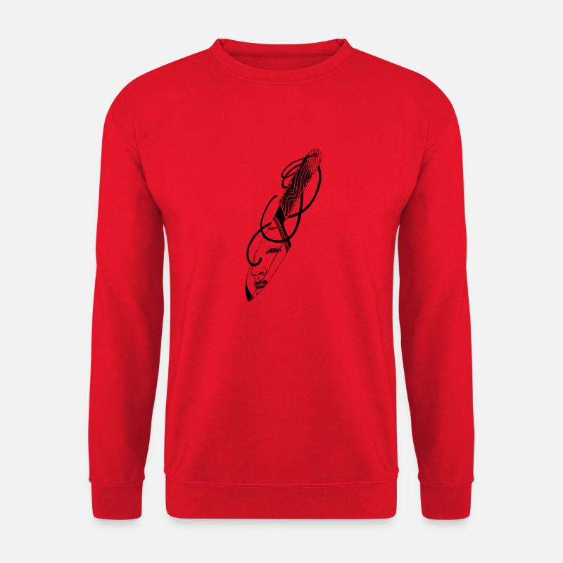 Second Thoughts ? - Unisex Sweatshirt - red