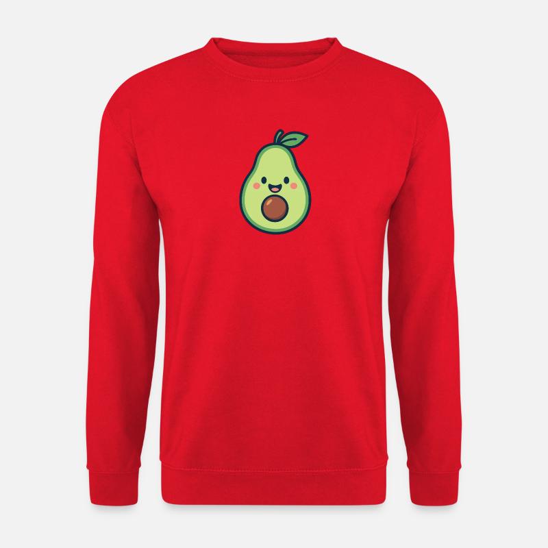Happy Avocado - Unisex Pullover - Rot
