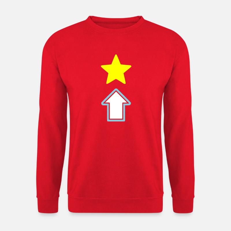 Stern Pfeil Comic Symbol - Unisex Pullover - Rot