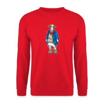 Kuh Inline skating Inline skates Sport - Unisex Pullover - Rot - Vorne - Alina (178cm) & Michal (187cm)