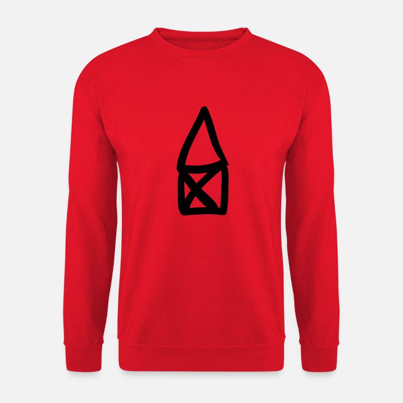 Haus vom Nikolaus - Unisex Pullover - Rot