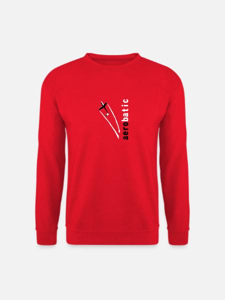 Segelflugzeug Segelfliegen Segelflieger Kunstflug - Unisex Pullover - Rot