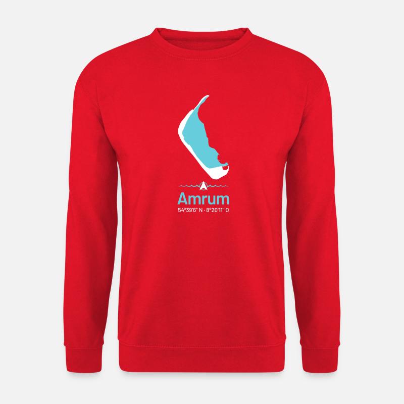 Amrum | Design map - Unisex Sweatshirt - red
