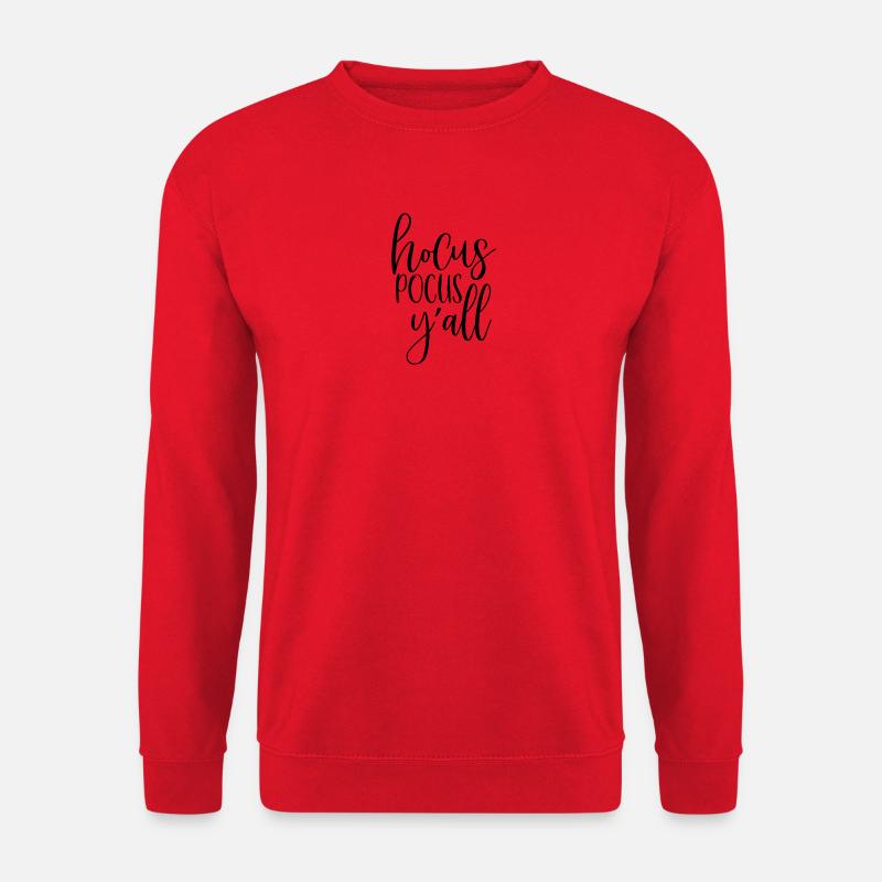 Hocus pocus yall - Unisex Pullover - Rot