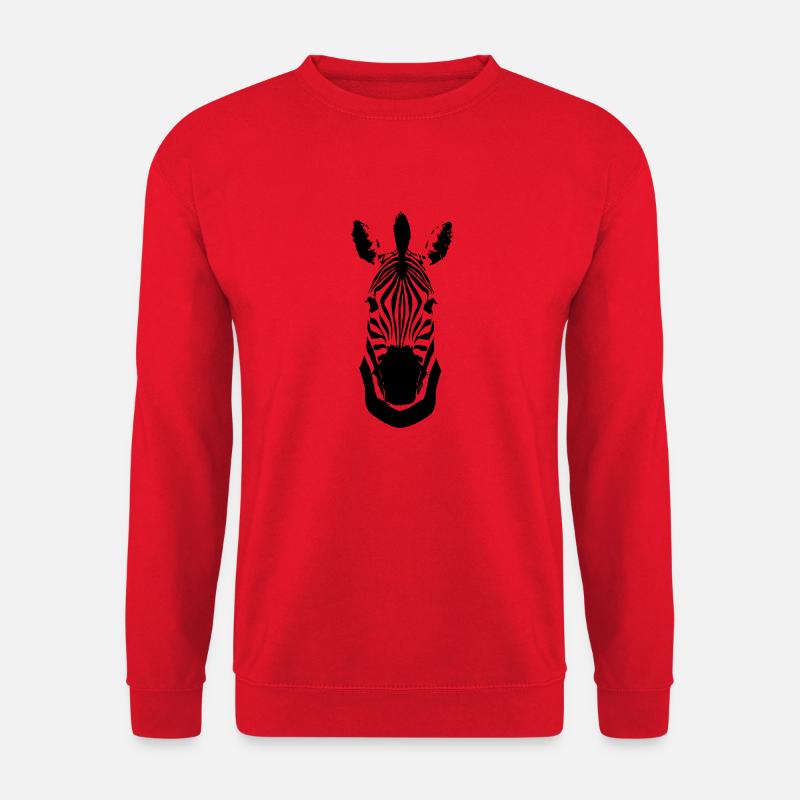 Zebra - Unisex Pullover - Rot