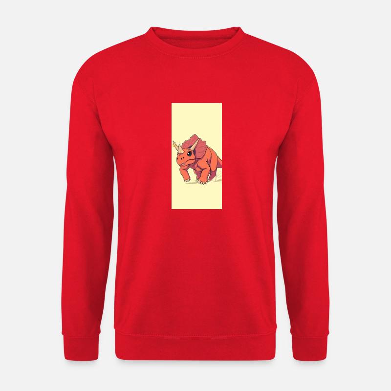 Triceratops - Unisex Pullover - Rot