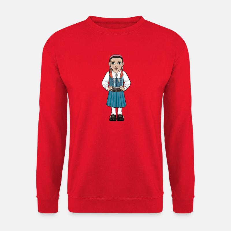 Bäcka Trachtenvolk - Unisex Pullover - Rot