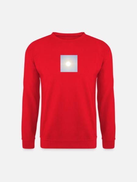 Minimalistische Sommersonne - Unisex Pullover - Rot