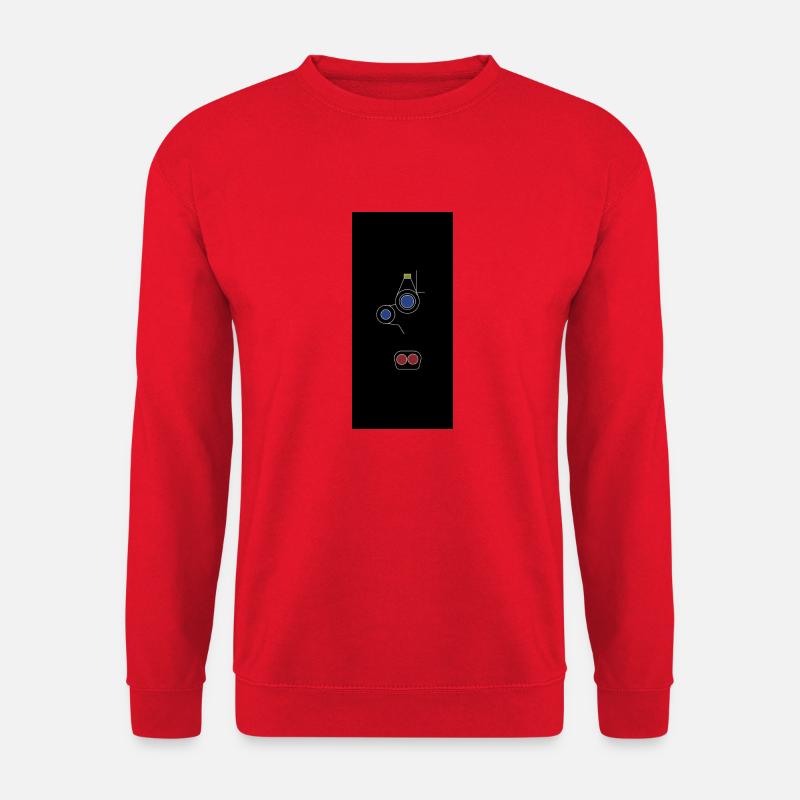 maschinen fragment - Unisex Pullover - Rot