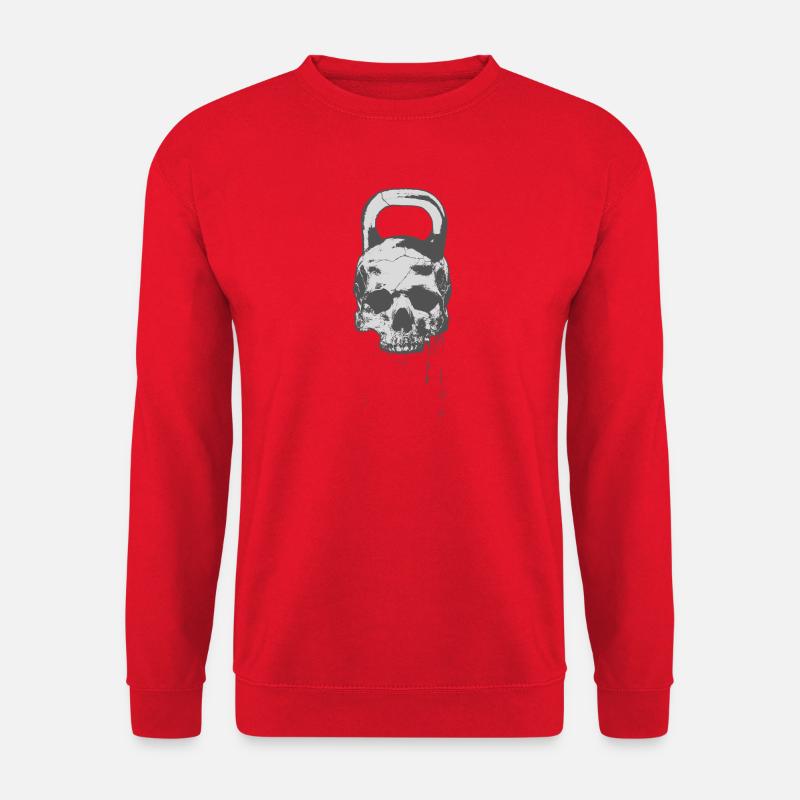 KETTLESKULL - Unisex Pullover - Rot