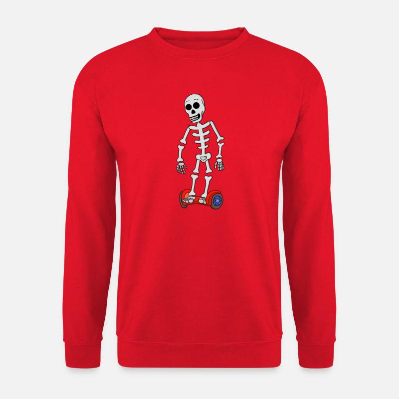 Spooky Hover Bones - Unisex Sweatshirt - red