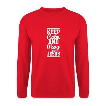 Proverbes chrétiens - Sweat-shirt Unisexe - rouge - Devant - Alina (178cm) & Michal (187cm)
