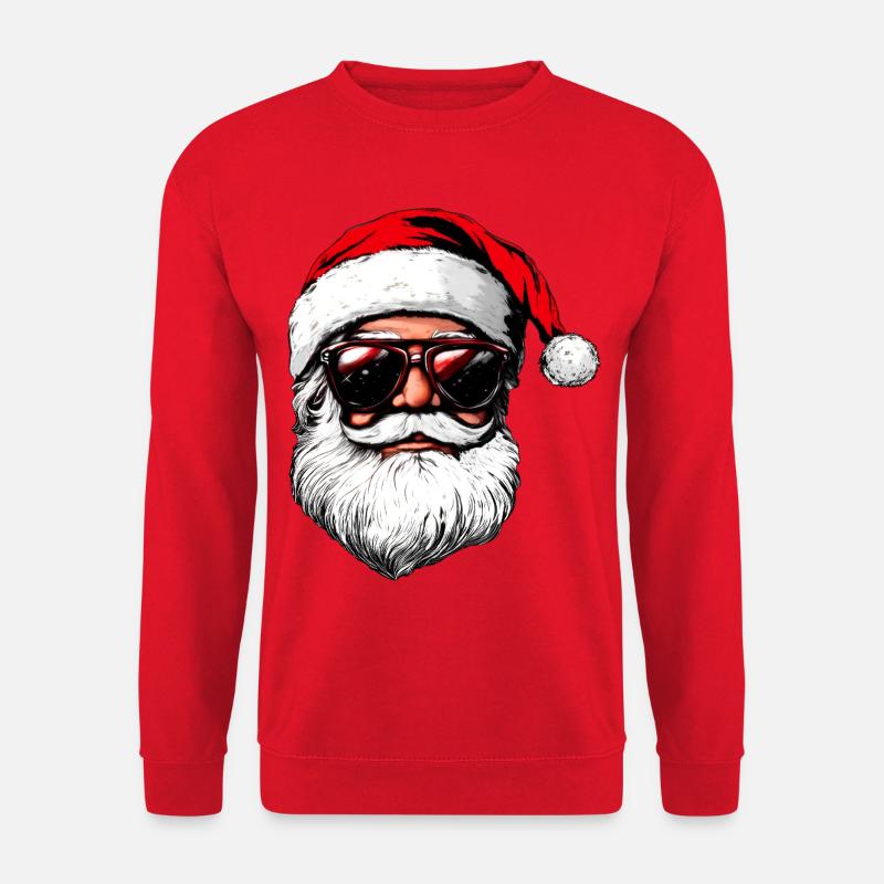 Cooler Weihnachtsmann - Unisex Pullover - Rot
