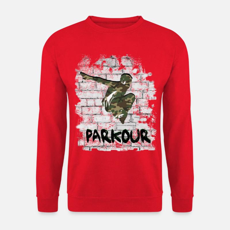 Parkour - Unisex Pullover - Rot