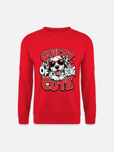Dalmatiner - Unisex Pullover - Rot