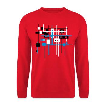 Architect - Unisex Sweatshirt - red - Front - Alina (178cm) & Michal (187cm)