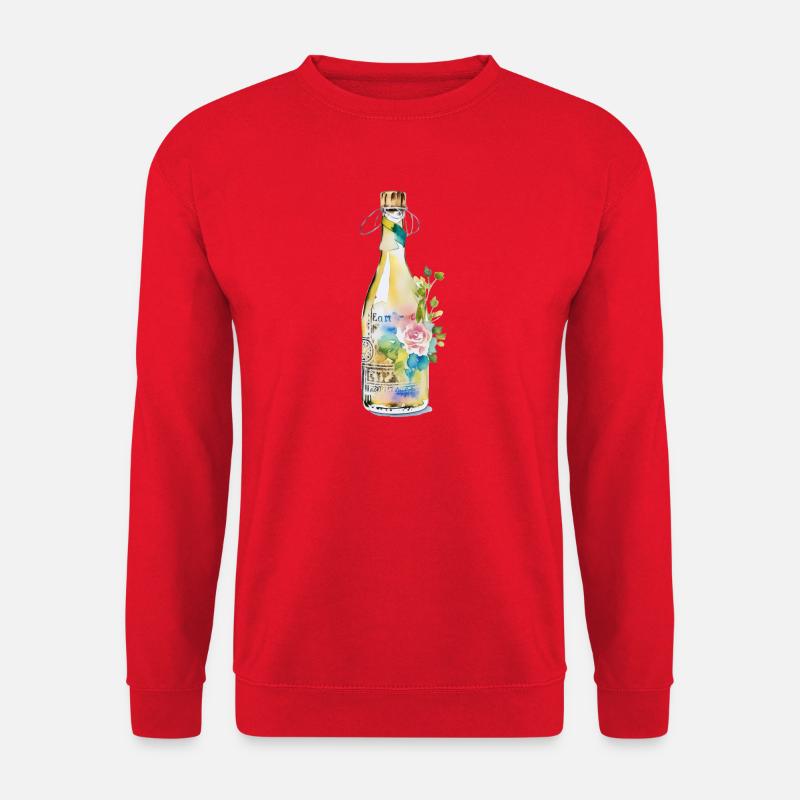 Bottle - Unisex Sweatshirt - red