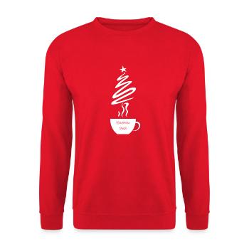 Weihnachtspause - Unisex Pullover - Rot - Vorne - Alina (178cm) & Michal (187cm)