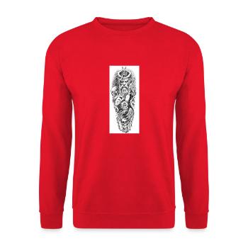 Mythologie - Unisex Pullover - Rot - Vorne - Alina (178cm) & Michal (187cm)