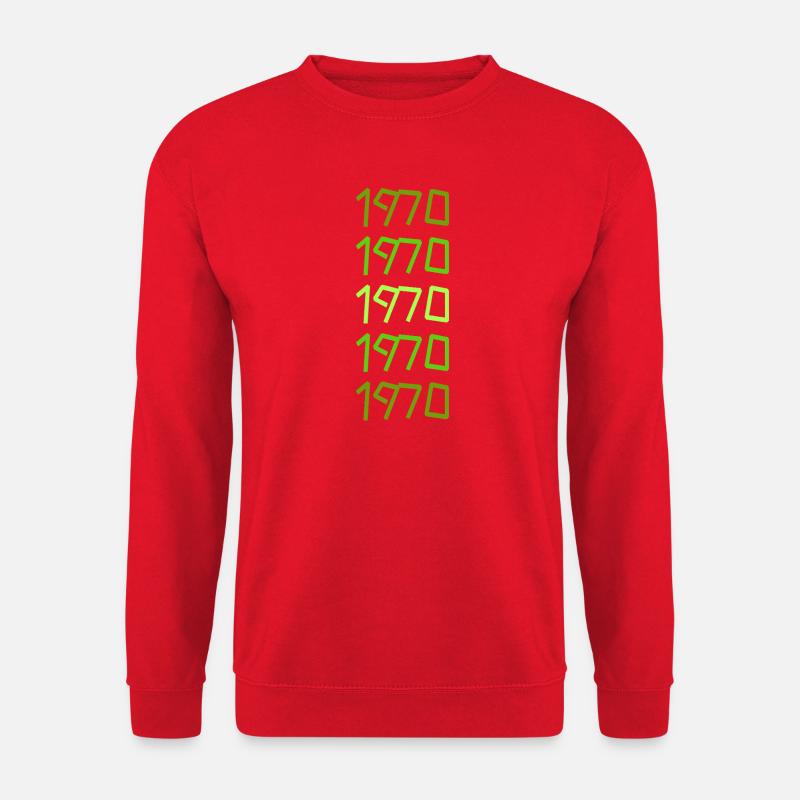 1970 - Unisex Pullover - Rot