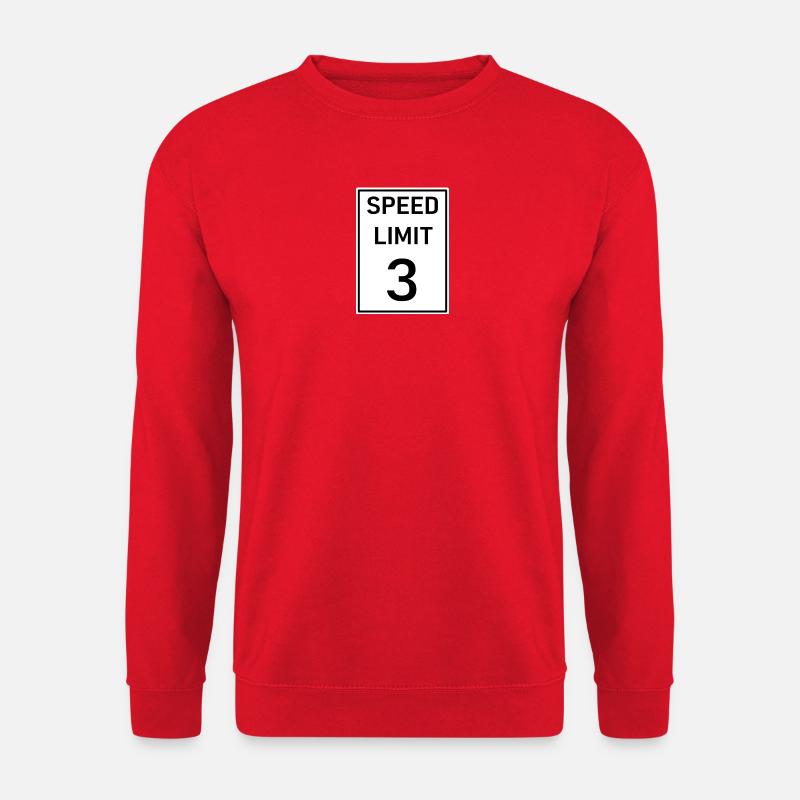 Speed limit 3 - Unisex Sweatshirt - red