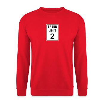 Speed limit 2 - Sweat-shirt Unisexe - rouge - Devant - Alina (178cm) & Michal (187cm)