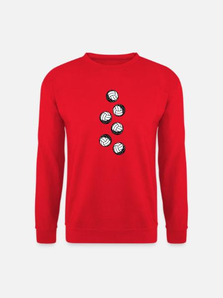 Volley-ball - Sweat-shirt Unisexe - rouge