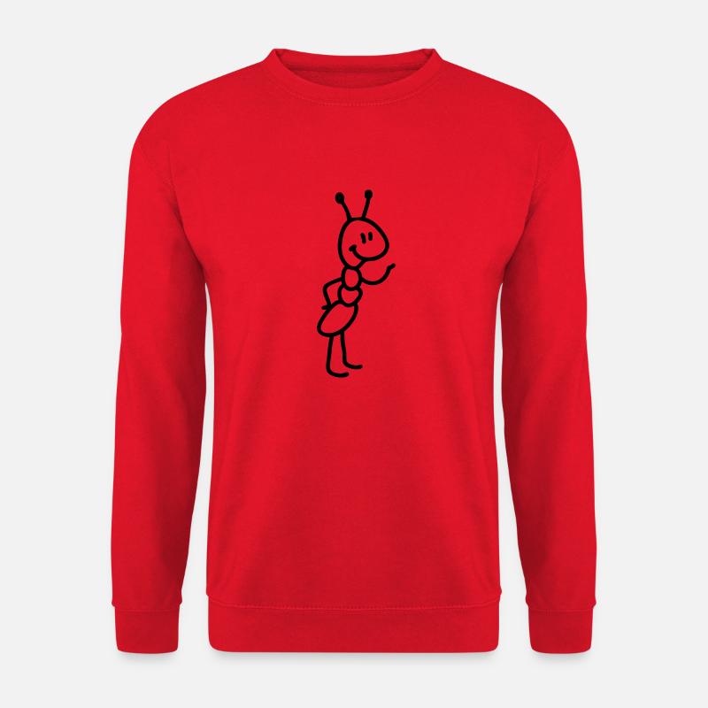 Ameise - Line - Unisex Pullover - Rot