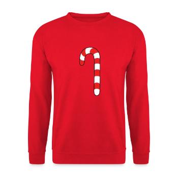 Zuckerstange - Unisex Pullover - Rot - Vorne - Alina (178cm) & Michal (187cm)