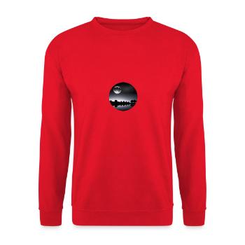 Lune - Sweat-shirt Unisexe - rouge - Devant - Alina (178cm) & Michal (187cm)