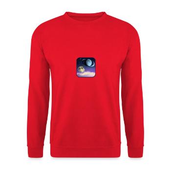 2 planètes - Sweat-shirt Unisexe - rouge - Devant - Alina (178cm) & Michal (187cm)