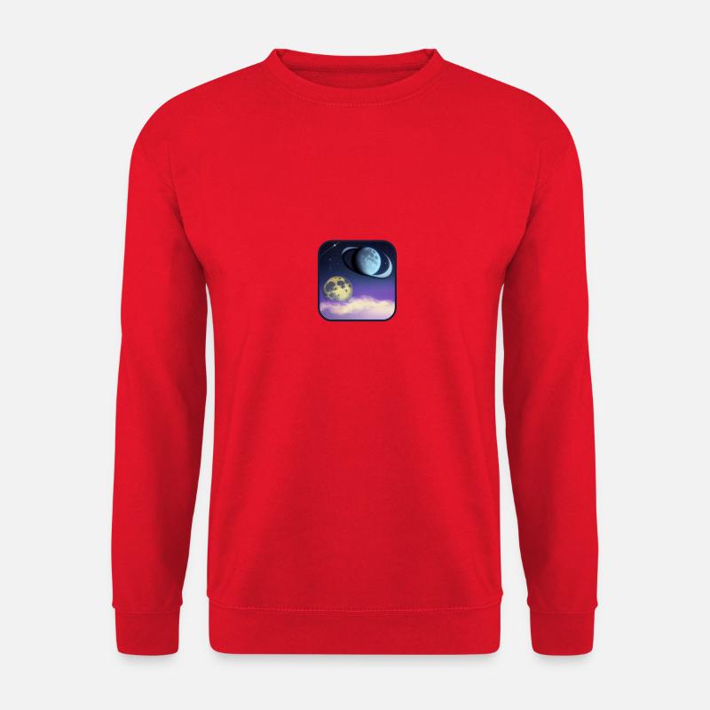 2 planets - Unisex Sweatshirt - red