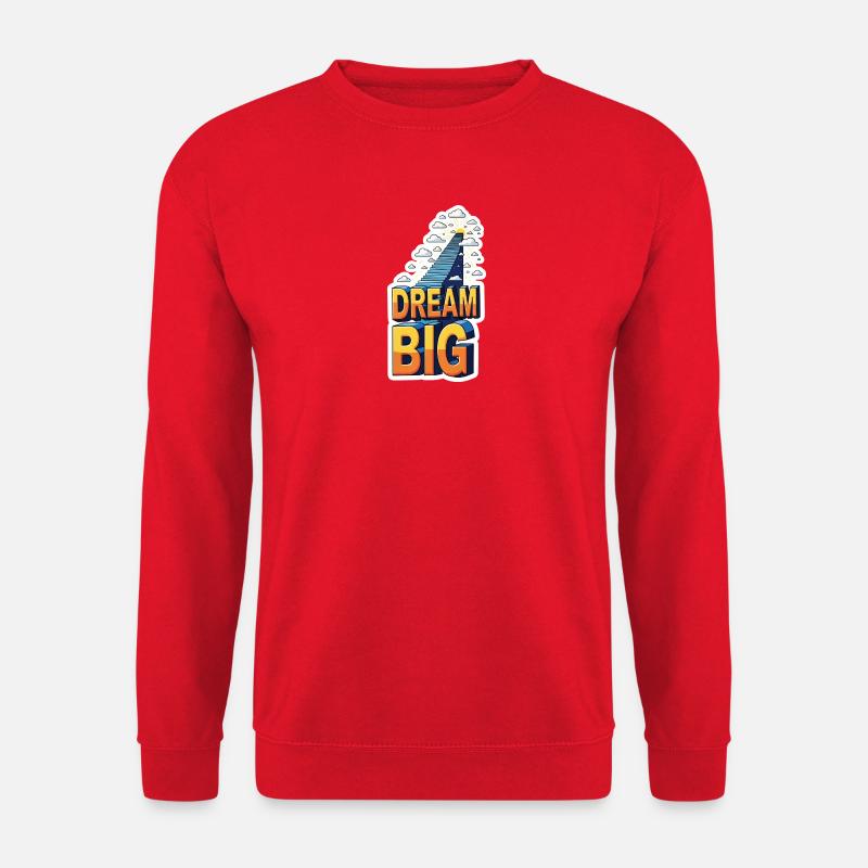 Dream Big Staircase Ascend - Unisex Sweatshirt - red