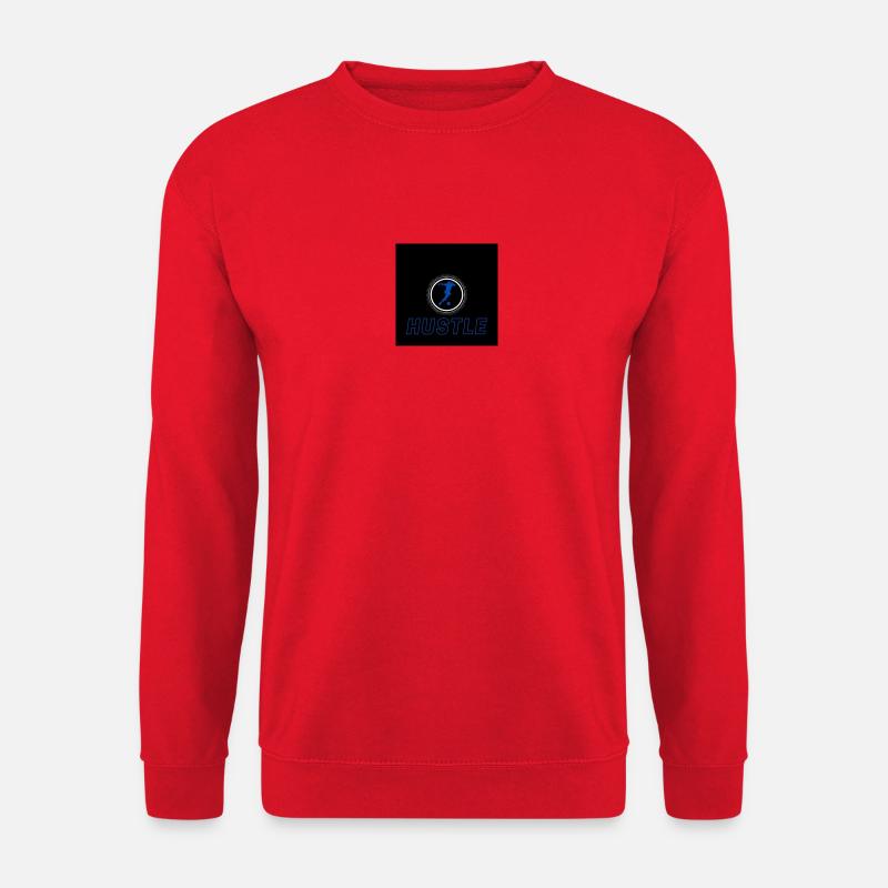 Hustle blau black - Unisex Pullover - Rot