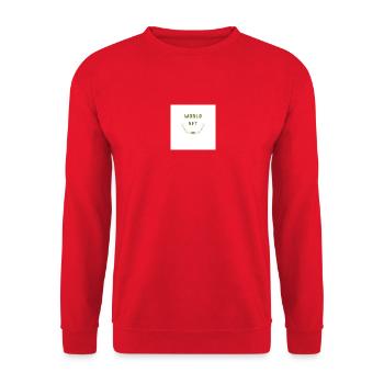 world nft - Unisex Pullover - Rot - Vorne - Alina (178cm) & Michal (187cm)