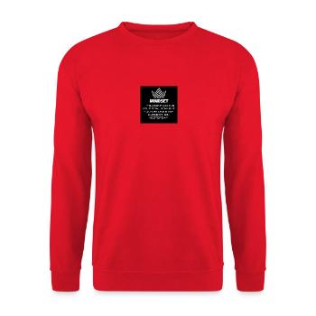 It is all about mindset - Unisex Pullover - Rot - Vorne - Alina (178cm) & Michal (187cm)