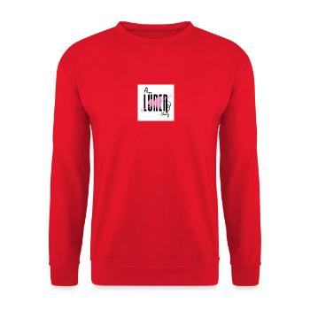A Lünen Love Story - Unisex Pullover - Rot - Vorne - Alina (178cm) & Michal (187cm)