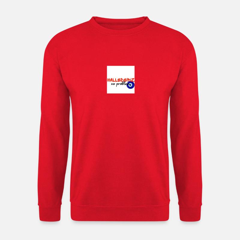 Hallederiz no problem - Unisex Pullover - Rot