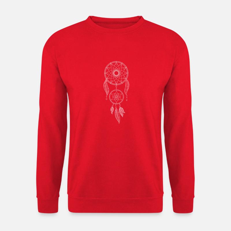Traumfänger weiss - Unisex Pullover - Rot