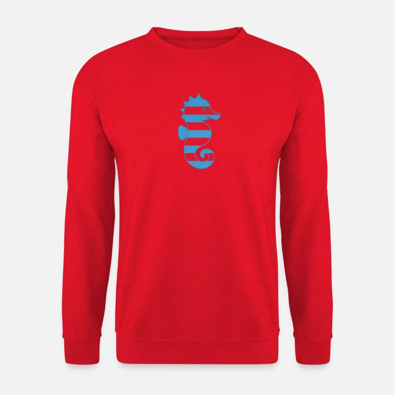 Seepferdchen - Unisex Pullover - Rot