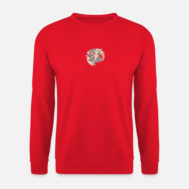 Valentine's Day climbing for men - Unisex Sweatshirt - red