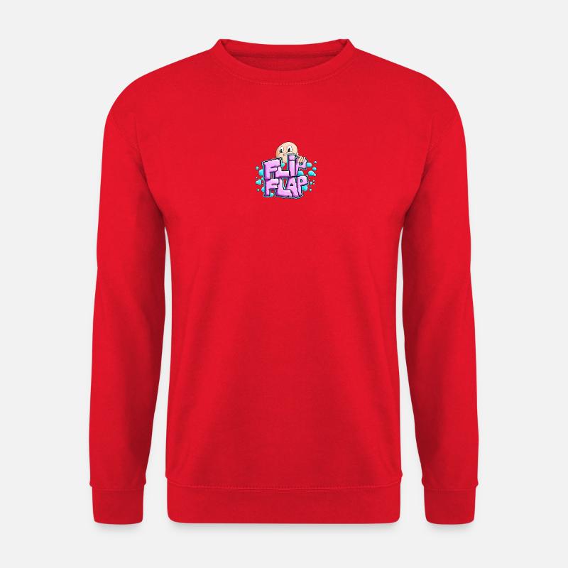 Fun Graffiti Bubble Flip - Unisex Sweatshirt - red